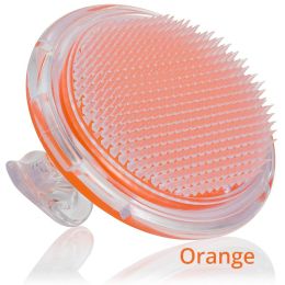 Hair Care Scalp Massage Comb Massager Meridian Brush Head Face (Color: Orange)
