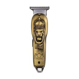 Electric Oil Head Gradual Hairdresser (Option: Gold-14x4x3cm-USB)