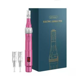 Charging P40 Electric Micro Needle Feijun Nano Beauty Micro Needle Pen Import Instrument (Option: Pink-EU)