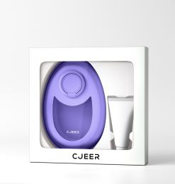 CJEER Upgraded Crystal Hair Removal Magic Crystal Hair Eraser For Women And Men Physical Exfoliating Tool Painless Hair Eraser Removal Tool For Legs B (Color: Purple)
