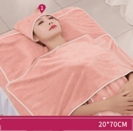 Towel Skin Management Pack Turban Absorbent Quick Dry Make Bed Queen Size (Option: Vitality orange-Bandana 20x70cm)